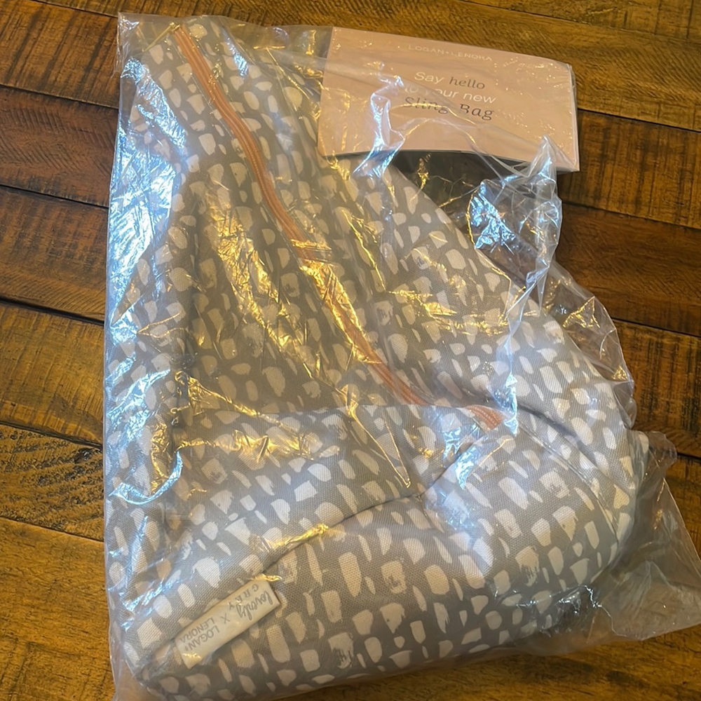 New Logan+Lenora x Loverly Grey Sling Bag USA made